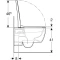 Комплект подвесной унитаз Geberit iCon 500.784.01.1 + система инсталляции Jacob Delafon E5504-NF + E4316-CP - 9