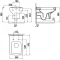 Комплект подвесной унитаз Creavit Sphinx SP320-11CB00E-0000 + KC1803.01.0000E + система инсталляции Villeroy & Boch 92246100 - 7