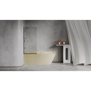 Изображение товара ванна из литьевого мрамора 170x85 см salini s-stone sofia corner l, покраска по ral полностью 102525mrf