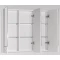 Зеркальный шкаф 80x70 см белый глянец Style Line Вероника ЛС-00000057 - 3