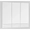 Зеркальный шкаф 80x70 см белый глянец Style Line Вероника ЛС-00000057 - 1