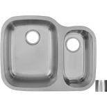 Изображение товара кухонная мойка полированная сталь ukinox модерн mop669.517 15gt10p l