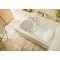 Чугунная ванна 140x75 см с противоскользящим покрытием Roca Haiti 2331G0000 - 3