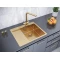 Кухонная мойка Paulmark Alster золотой матовый PM825951-BGR - 4