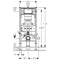 Комплект подвесной унитаз SSWW CT2038V + система инсталляции Geberit 111.300.00.5 - 15