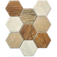 Мозаика Wood comb 295*256