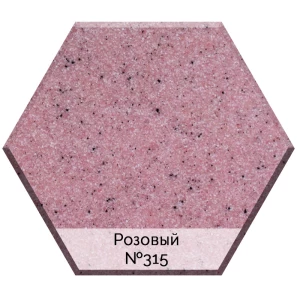 Изображение товара кухонная мойка aquagranitex розовый m-17(315)