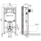Комплект подвесной унитаз Jacob Delafon Struktura EDE102-00 + E20606-WTE + система инсталляции Jacob Delafon E29025-NF + E20859-7-BMT - 7