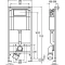 Комплект подвесной унитаз Creavit Sphinx SP320-11CB00E-0000 + KC1803.01.0000E + система инсталляции Viega 713386 - 11