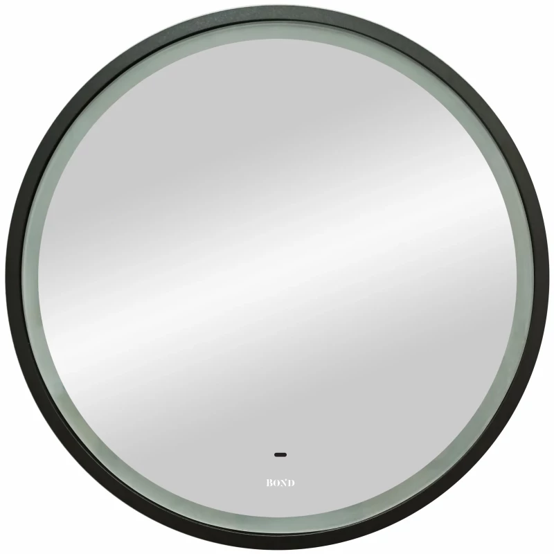 Зеркало 60x60 см черный Bond Circle M60ZE-6060