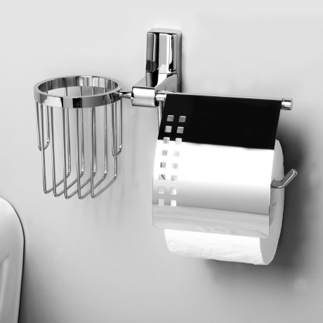 Держатель туалетной бумаги и освежителя воздуха WasserKRAFT Leine K-5059