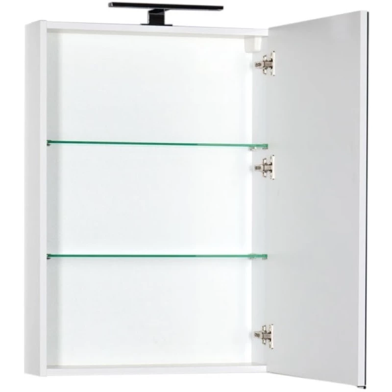 Зеркальный шкаф 60x85 см белый Aquanet Алвита 00183994
