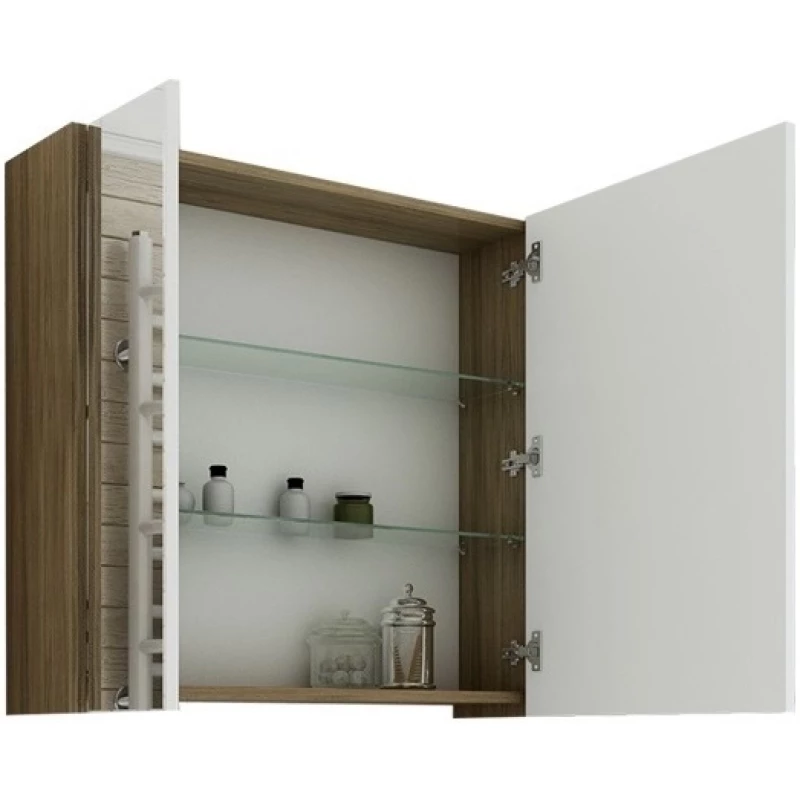 Комплект мебели швейцарский вяз/белый глянец 70,5 см Sanflor Ларго C0002108 + 4620008197746 + H0000000020