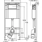 Комплект подвесной унитаз Orange C03-100W + система инсталляции Viega 727550 - 11