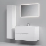 Комплект мебели белый глянец 101 см Am.Pm Spirit V2.0 M70AFHX1002WG + M70AWCC1002WG + M71AMOX1001SA
