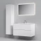 Комплект мебели белый глянец 101 см Am.Pm Spirit V2.0 M70AFHX1002WG + M70AWCC1002WG + M71AMOX1001SA - 1