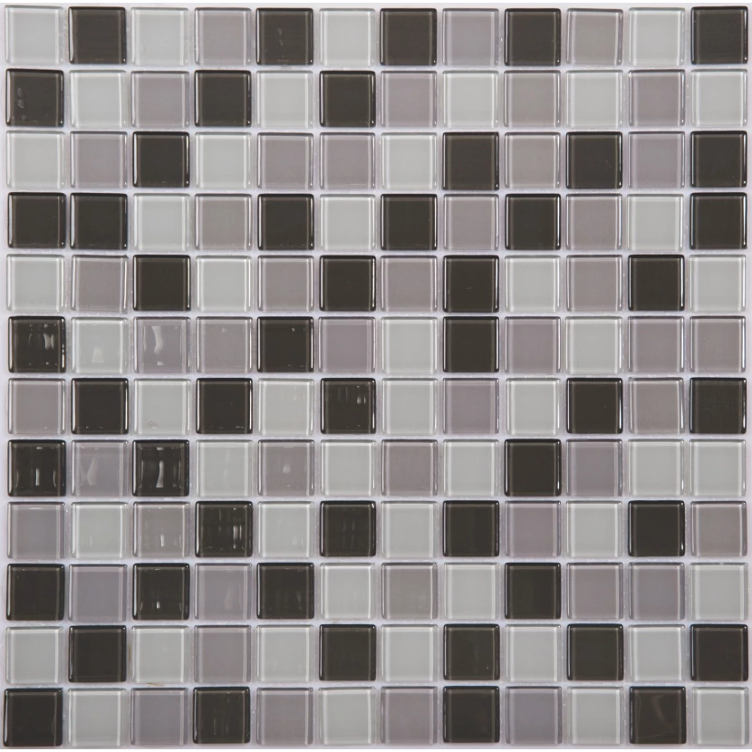 Стеклянная плитка мозаика SG-8011 стекло (2,5*2,5*4) 31,8*31,8