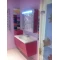 Зеркальный шкаф 120x75 см бледно-лиловый глянец Verona Susan SU610G61 - 8