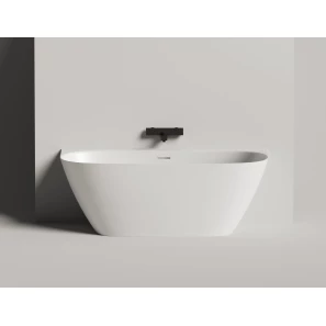 Изображение товара ванна из литьевого мрамора 160x80 см salini s-stone sofia wall 102527m