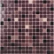 Стеклянная плитка мозаика COV05-1  стекло (сетка)(2,0*2,0*4)32,7*32,7,сиреневый