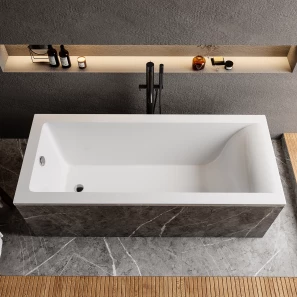 Изображение товара ванна из литьевого мрамора 150x70 см marmo bagno ницца mb-n150-70