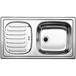 Изображение товара кухонная мойка blanco flex mini матовая сталь 511918