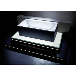 Изображение товара стальная ванна 170x80 см kaldewei asymmetric duo 740 с покрытием easy-clean