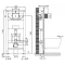 Комплект подвесной унитаз Esbano Clavel ESUPCLAVW + система инсталляции Jacob Delafon E5504-NF + E4316-CP - 6