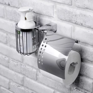 Изображение товара держатель туалетной бумаги и освежителя воздуха wasserkraft kammel k-8359