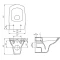 Комплект подвесной унитаз Cersanit Carina MZ-CARINA-COn-DL + система инсталляции Jacob Delafon E5504-NF + E4316-CP - 5