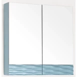 Изображение товара зеркальный шкаф 70x70 см аквамарин style line ассоль лс-00000320