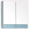 Зеркальный шкаф 70x70 см аквамарин Style Line Ассоль ЛС-00000320 - 1