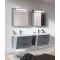 Зеркальный шкаф 60x75 см светло-серый глянец Verona Susan SU600RG21 - 4