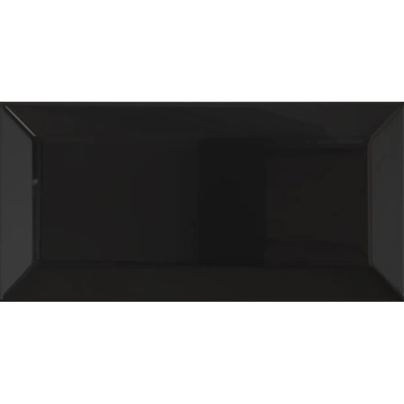 Плитка настенная Tau Ceramica BISELADO CLASSIC BLACK BR (глянец) 7,5x15