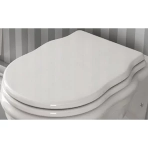 Изображение товара сиденье для унитаза с микролифтом белый/бронза artceram hermitage hea005 01 72