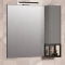 Зеркальный шкаф 80x80 см серый матовый R Opadiris Треви - 1