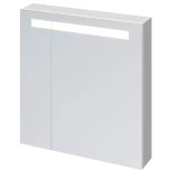 Изображение товара зеркальный шкаф белый глянец 69,2x71,4 см cersanit melar ls-mel70-os