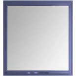 Изображение товара зеркало 79,5x83,9 см серый матовый asb-woodline кастелло 4607947233100