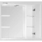 Зеркальный шкаф 75x83 см белый глянец Style Line Жасмин ЛС-00000043 - 2