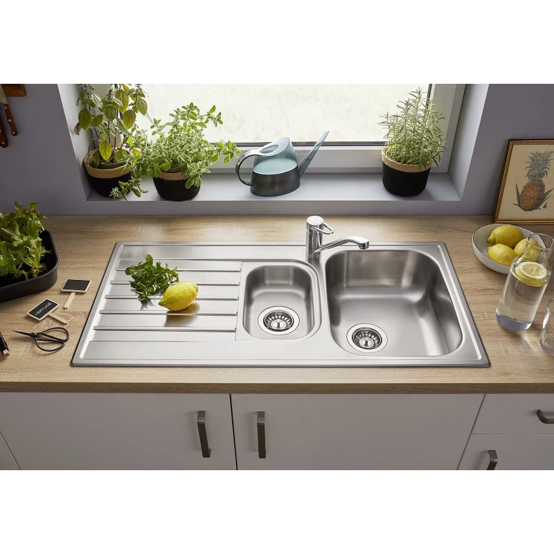 Кухонная мойка Blanco Livit II 6S полированная сталь 526623