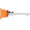 Смеситель для раковины без донного клапана Orange Lutz M04-722cr - 3