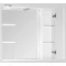 Зеркальный шкаф 80x83 см белый глянец Style Line Жасмин ЛС-00000044 - 3