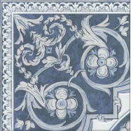 Декор Kerama Marazzi Алмаш угол синий 30x30x8 HGD/A509/SG9174