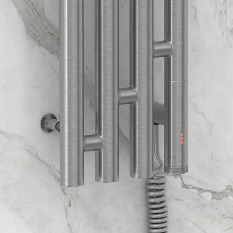 Полотенцесушитель электрический 1200x159 сатин МЭМ правый Сунержа Кантата 3.0 071-5847-1216