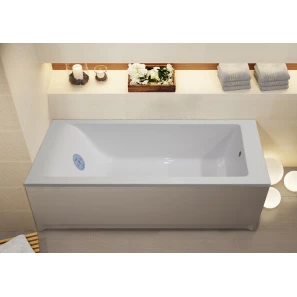 Изображение товара ванна из литьевого мрамора 180x80 см marmo bagno ницца mb-n180-80