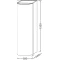 Подвесная колонна левосторонняя серый титан Jacob Delafon Presquile EB1115G-N21 - 4