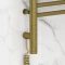 Полотенцесушитель электрический 1000x500 состаренная бронза МЭМ левый Сунержа Богема с полкой 3.0 05-5806-1050 - 3