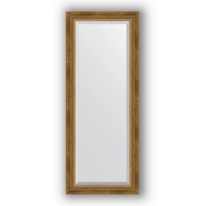 Зеркало 53x133 см состаренное бронза с плетением Evoform Exclusive BY 3510 