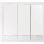 Изображение товара зеркальный шкаф 80x70 см техно платина style line ассоль лс-00000328