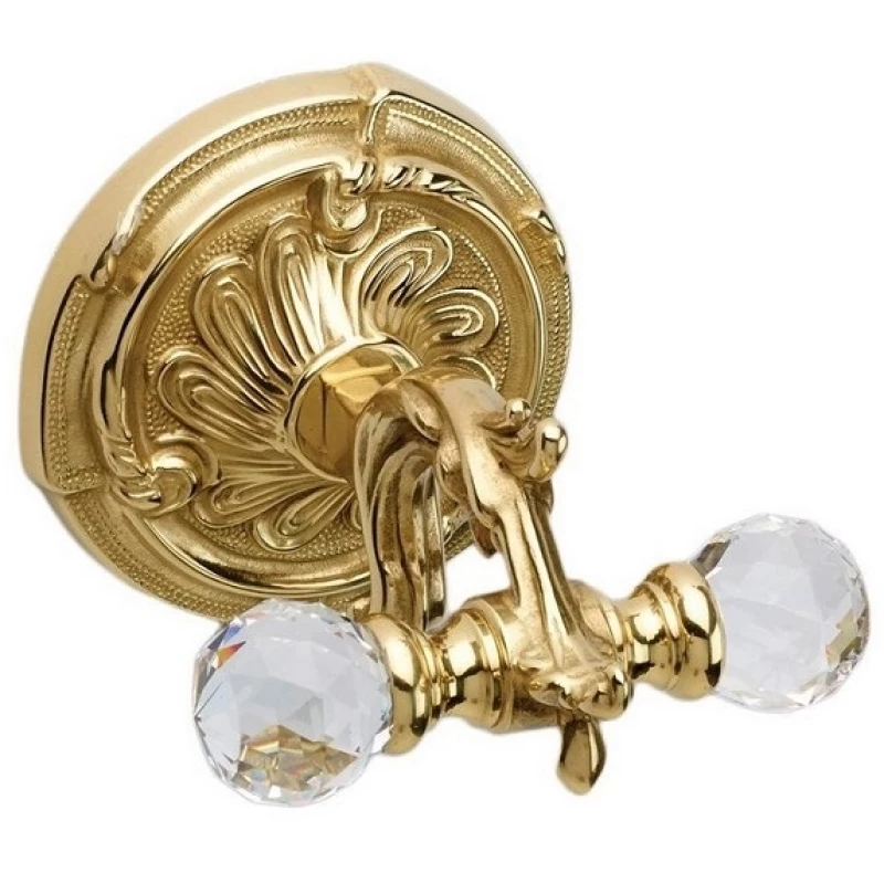 Крючок двойной античное золото Art&Max Barocco Crystal AM-1784-Do-Ant-C